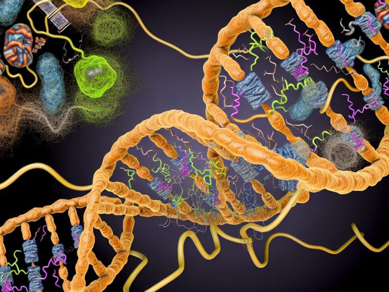 DNA repair mechanisms in cells.