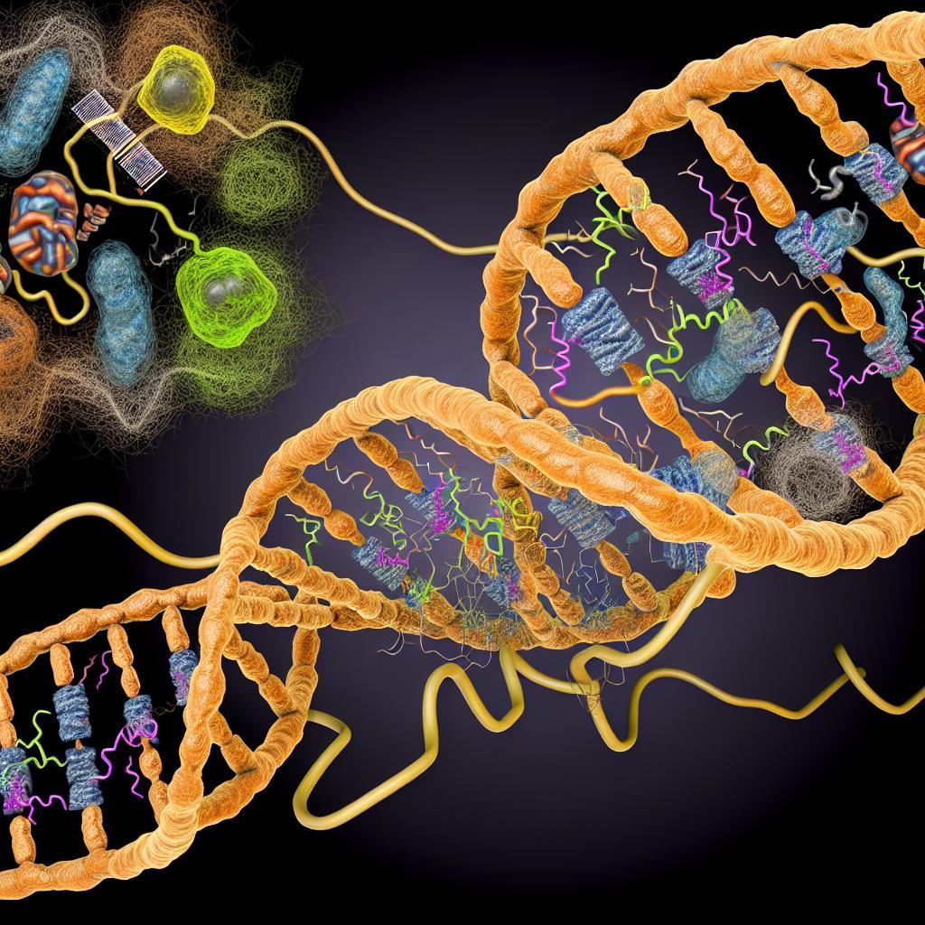 DNA repair mechanisms in cells.