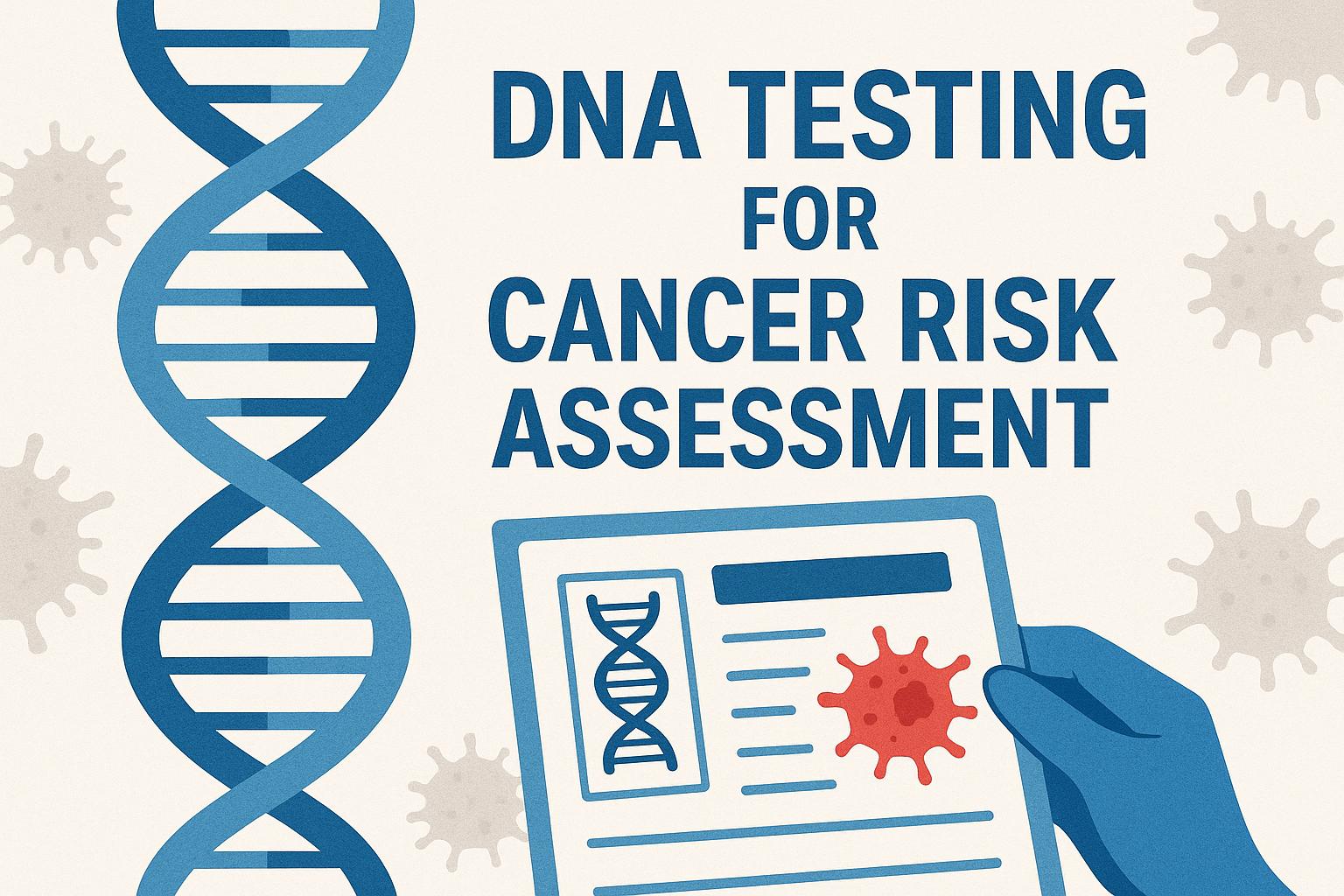 DNA testing for cancer risk assessment.
