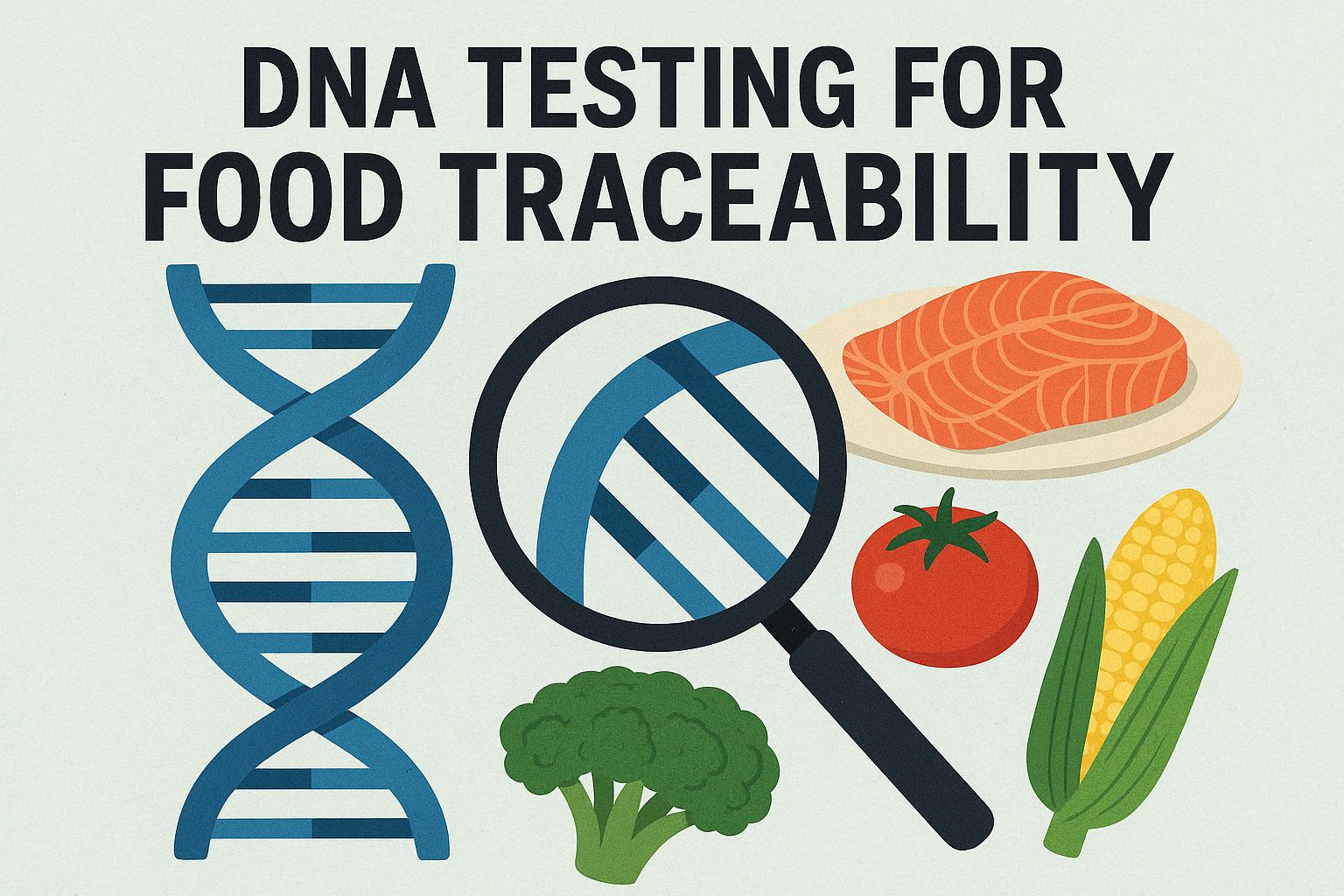 DNA testing for food traceability.