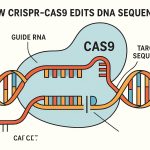 How CRISPR-Cas9 edits DNA sequences.