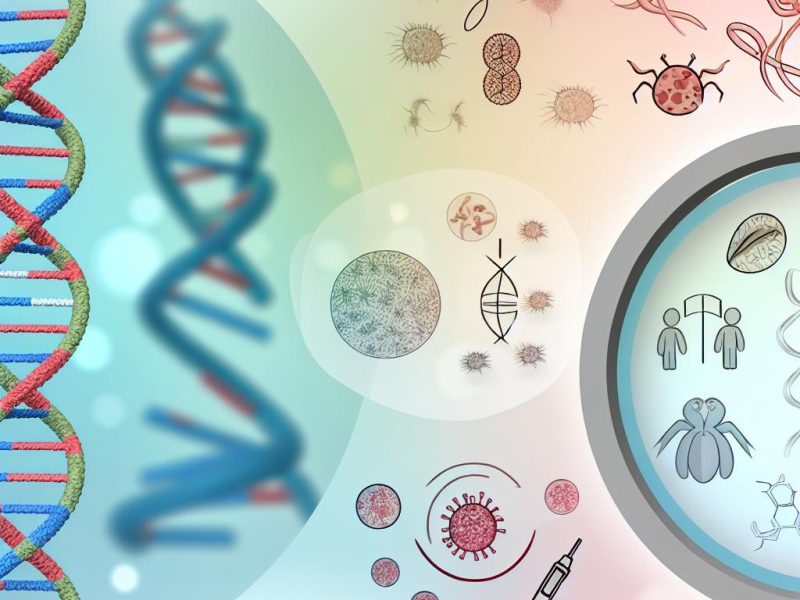 How DNA affects susceptibility to diseases.