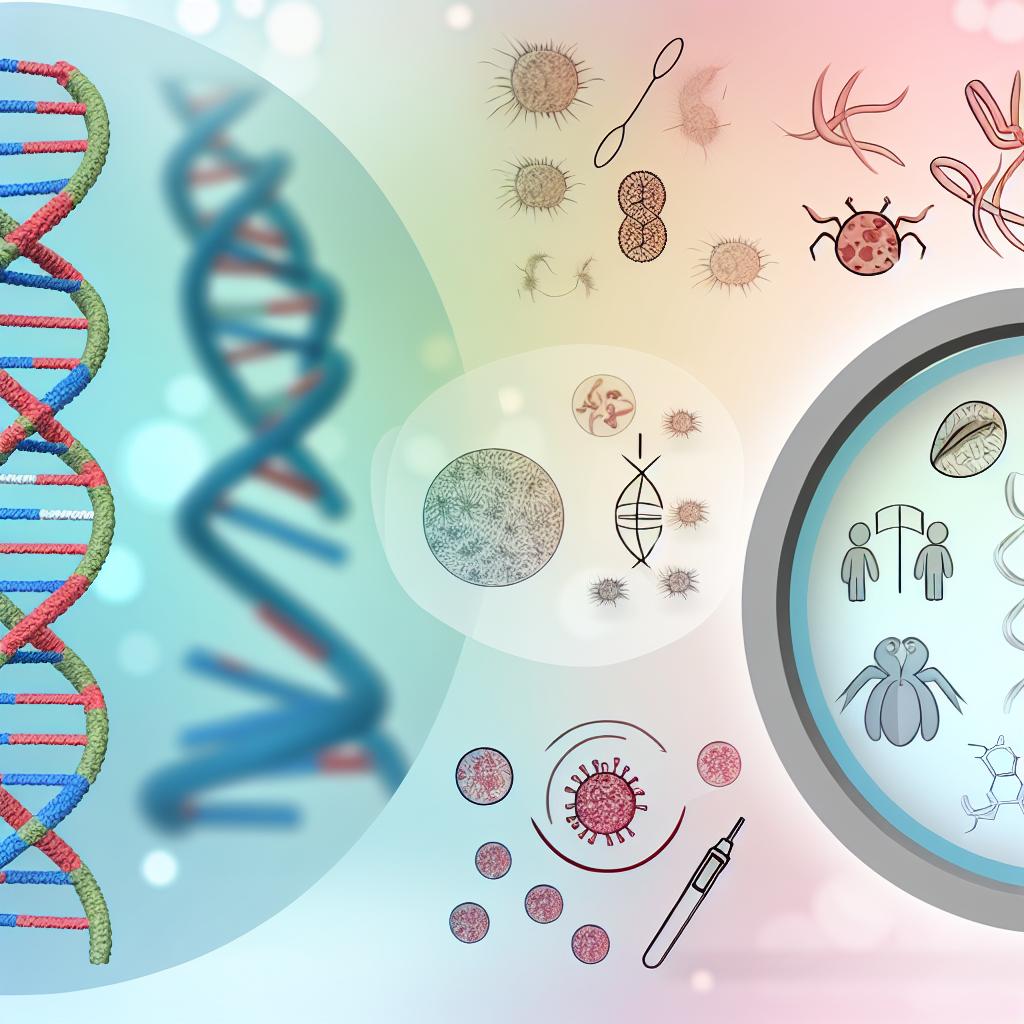 How DNA affects susceptibility to diseases.