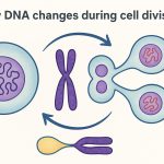 How DNA changes during cell division.