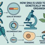 How DNA is used to create genetically modified organisms (GMOs).