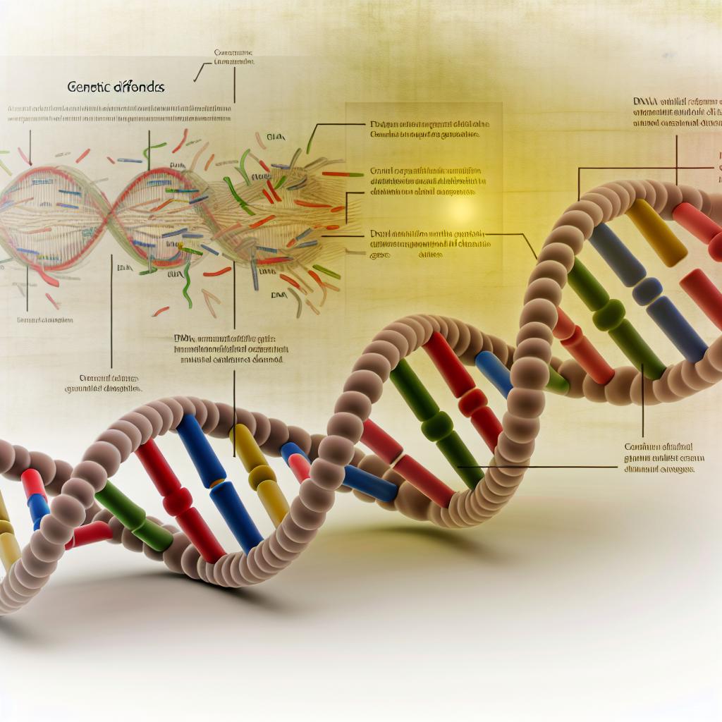 How genetic disorders are linked to DNA.