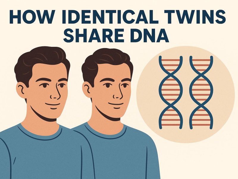 How identical twins share DNA.