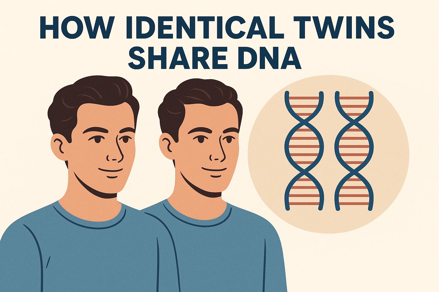How identical twins share DNA.