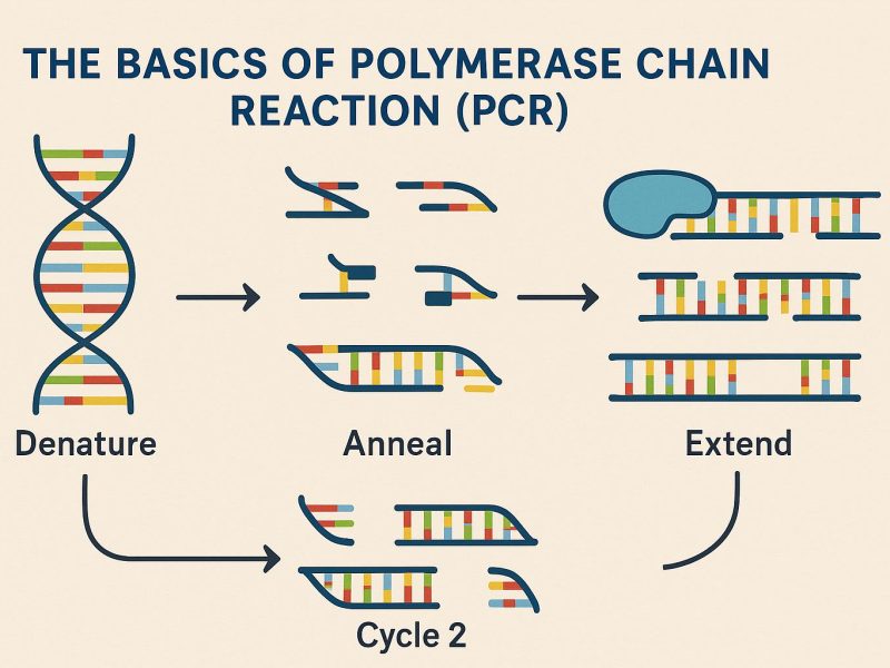 The basics of polymerase chain reaction (PCR).
