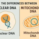 The differences between nuclear and mitochondrial DNA.