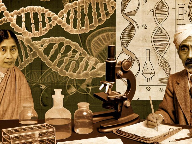 The discovery of the structure of DNA by Watson and Crick.