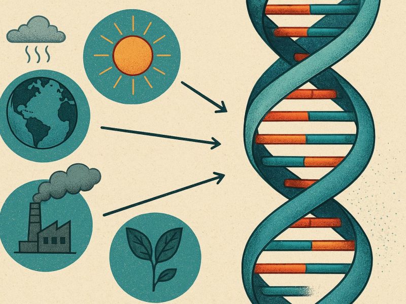 The impact of environmental factors on DNA.