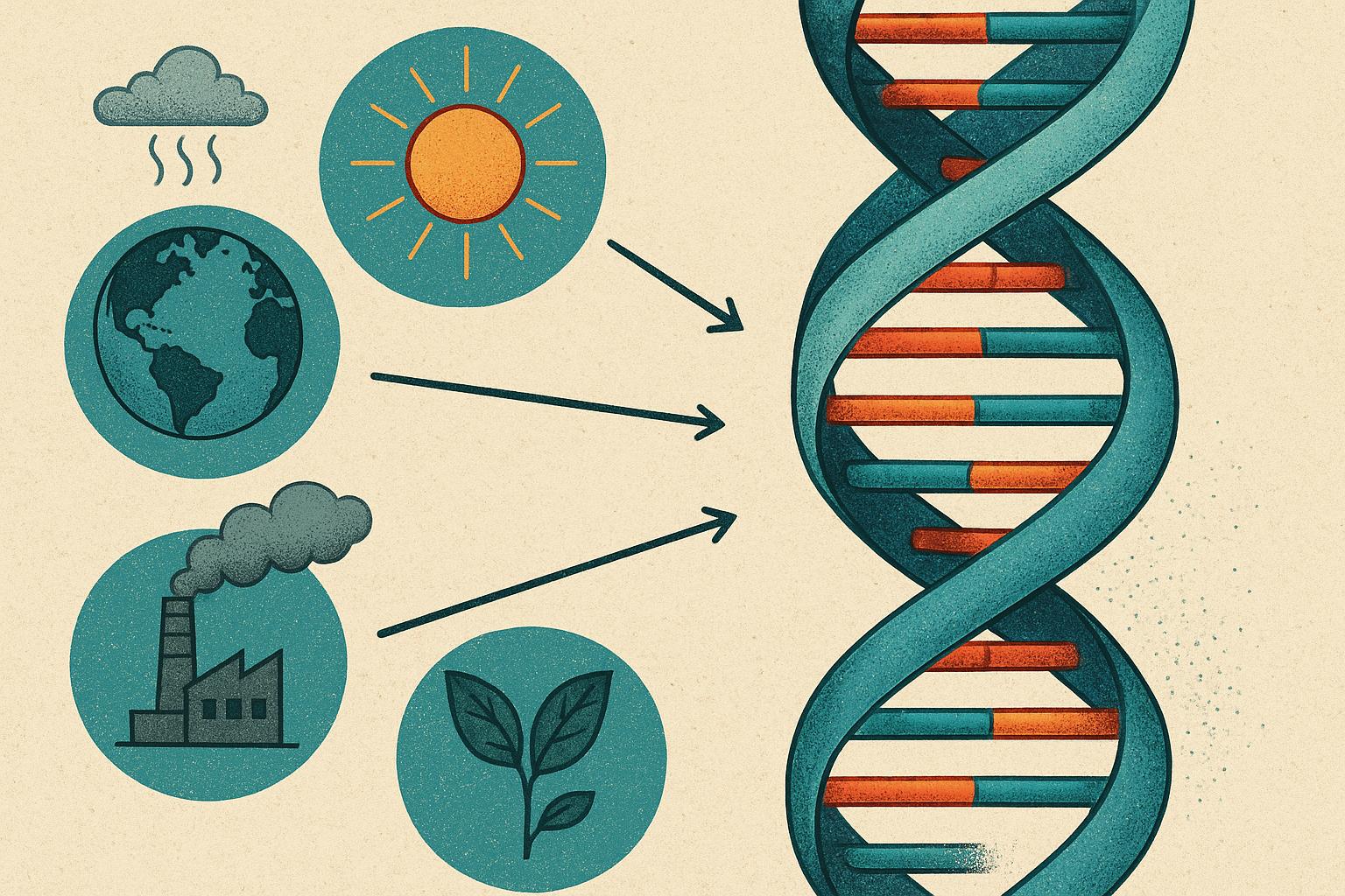 The impact of environmental factors on DNA.