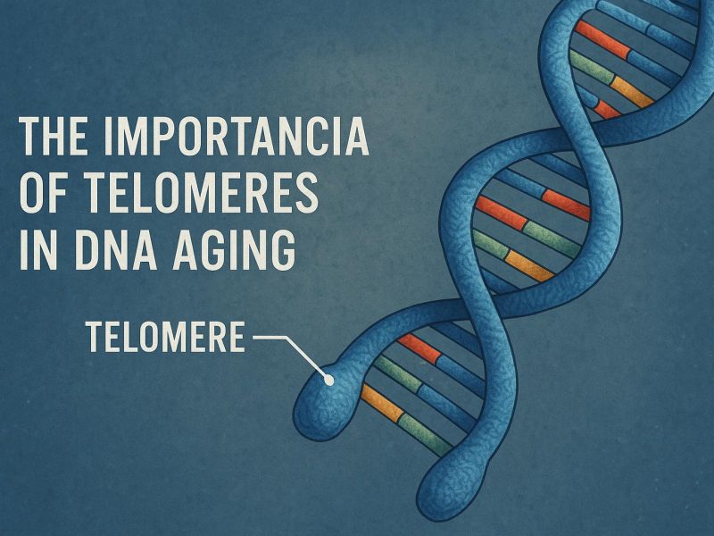 The importance of telomeres in DNA aging.