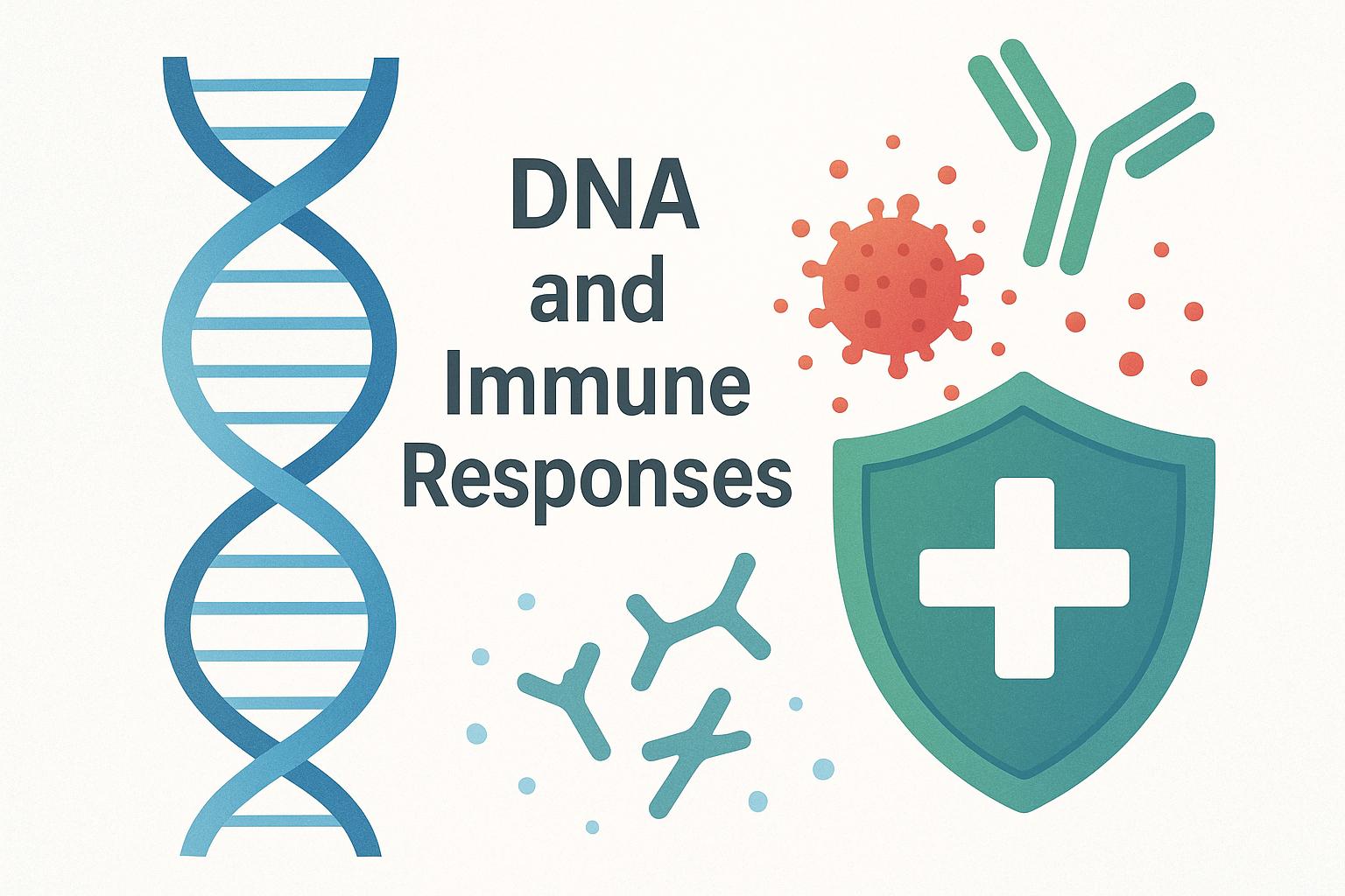 The relationship between DNA and immune responses.