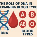 The role of DNA in determining blood types.