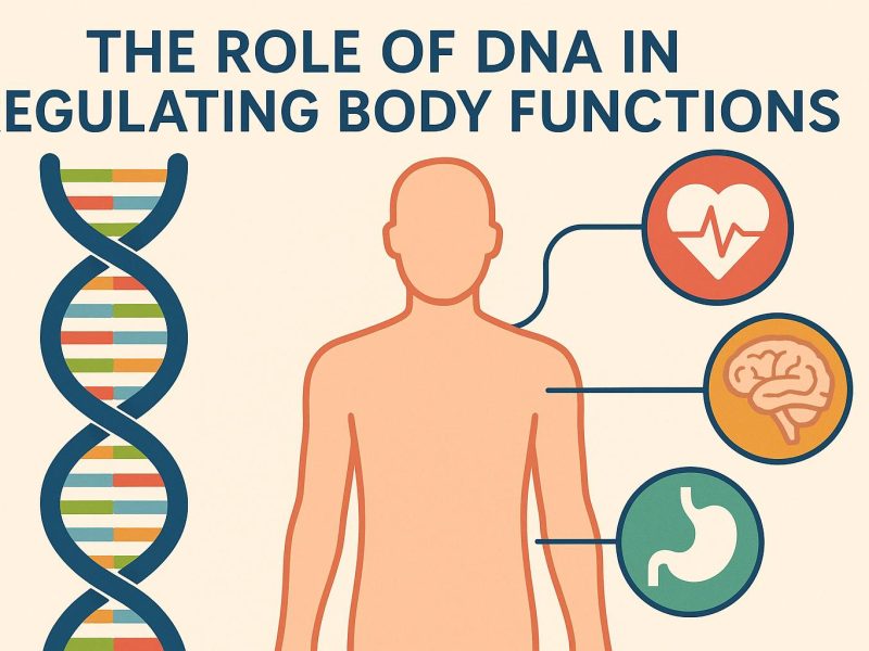 The role of DNA in regulating body functions.