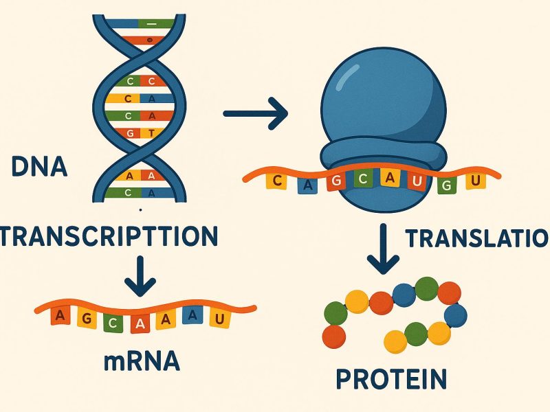 The significance of DNA translation and transcription.