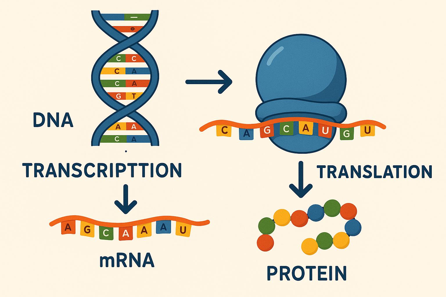 The significance of DNA translation and transcription.