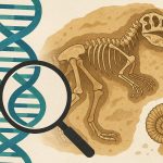 The use of DNA in studying ancient fossils.